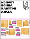 Bomba nábytok komody akcia PDF