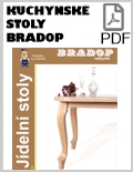 Bradop Kuchynské stoly PDF
