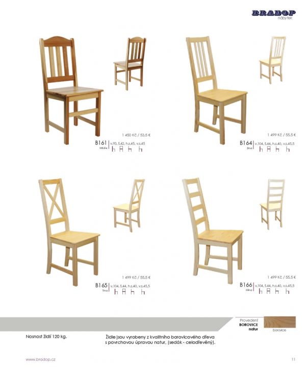 Bradop stoličky 13