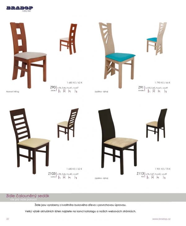 Bradop stoličky 24