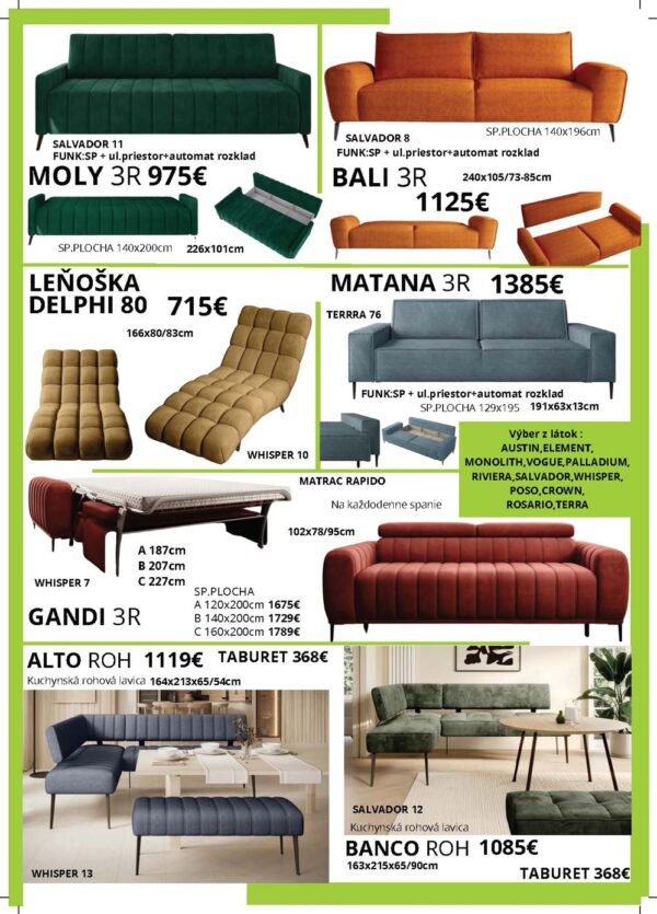 Sedačky Posed 32
