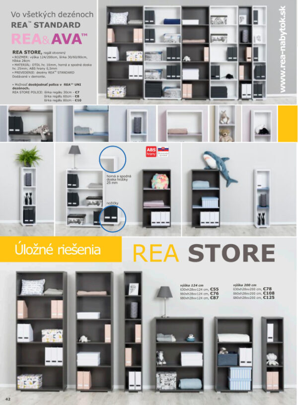 Rea Ava 44 úložné riešenia