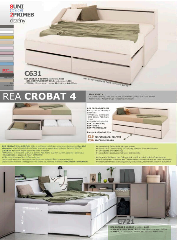 Rea Ava 72 detské postele