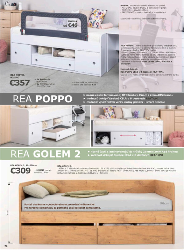 Rea Ava 74 detské postele